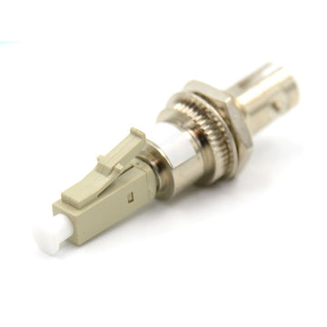 LC/UPC male to ST/UPC Female Simplex Multimode OM1/OM2 Fiber Optic Adapter